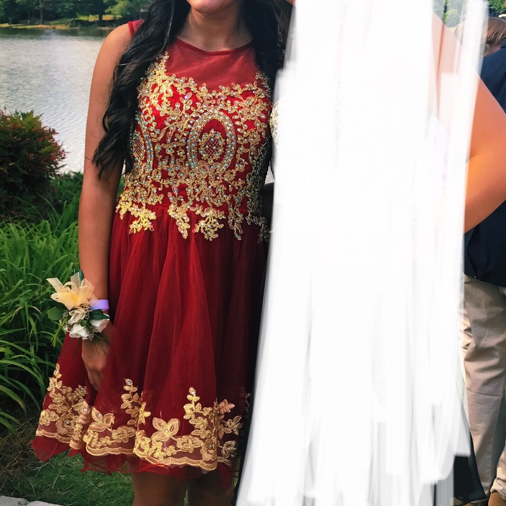 Red homecoming/ formal dress